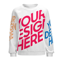 Charger l'image dans la galerie, RH Sweat-Shirts pull col rond raglan femme personnalisé avec photo logo et texte (Conception multi-images)