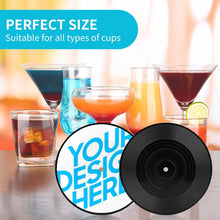 Charger l'image dans la galerie, Dessous de verre/sous-verres disque de CD Chic impression personnalisé avec photo logo motif texte