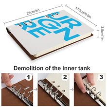 Charger l'image dans la galerie, Cahier à feuilles A5 Détachables Simples personnalisé avec photo logo texte motif