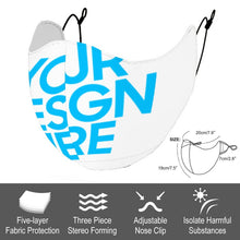 Charger l'image dans la galerie, Masque de protection personnalisé facial tridimensionnel KZ11