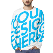 Charger l'image dans la galerie, T-shirt à manches longues Homme EL Cool personnalisé avec photo logo texte motif (impression d'image unique)