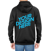 Charger l'image dans la galerie, Sweat à capuche unisexe pour femme homme personnalisée avec photo prénom motif texte (impression recto et verso)