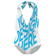 Charger l'image dans la galerie, Maillot de bain à bretelles mignon une pièce Fille enfant NT044 impression personnalisé avec logo photo motif texte