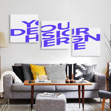 Charger l'image dans la galerie, Peinture suspendue carrée GY0903218 Personnalisé (Même conception de trois panneaux, une image)