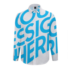 Charger l'image dans la galerie, Chemise à manches longues Homme Originale Grande taille 3M38 personnalisée avec texte photo logo motif (Impression d'image unique)