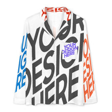 Charger l'image dans la galerie, Ensemble pyjama homme chemise à manches longues + pantalon long avec cordon personnalisée avec prénom motif texte (conception multi-images)