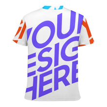 Charger l'image dans la galerie, T-shirt à manches courtes pour garçons et filles, personnalisé avec photo texte motif (conception multi-images)