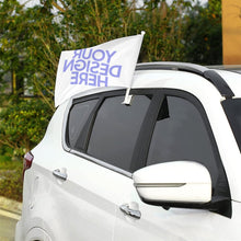 Charger l'image dans la galerie, Drapeaux de voiture / Décoration voiture extérieur personnalisé avec photo logo texte motif