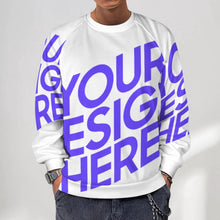 Charger l'image dans la galerie, Sweat-shirt pull homme A27H personnalisé avec photo texte prénom (conception une image)