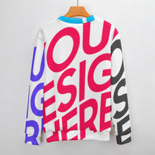 Charger l'image dans la galerie, Pulls unisexes à col rond pour femmes et hommes MY09 personnalisé avec photo texte prénom (conception multi-images)