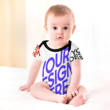 Charger l'image dans la galerie, Combinaison bébé 349P avec boutons body extensible personnalisée avec prénom motif texte (conception multi-images)