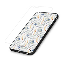 Charger l'image dans la galerie, Coque de téléphone en verre trempé TPU noir iPhone 6S 3C0705022 impression personnalisé avec logo photo motif texte