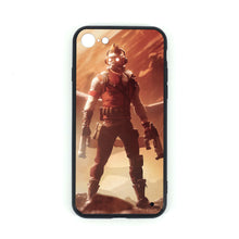 Charger l'image dans la galerie, Coque de téléphone en verre TPU noir Iphone 7/8 (offre spéciale) impression personnalisée avec motif texte logo photo