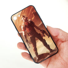 Charger l'image dans la galerie, Coque de téléphone en verre TPU noir Iphone 7/8 (offre spéciale) impression personnalisée avec motif texte logo photo