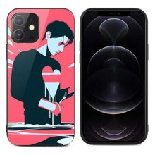 Charger l'image dans la galerie, Coque de protection de téléphone en verre trempé Apple Iphone série 12 impression personnalisé avec photo logo motif texte