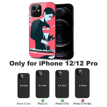 Charger l'image dans la galerie, Coque de protection de téléphone en verre trempé Apple Iphone série 12 impression personnalisé avec photo logo motif texte