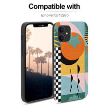 Charger l'image dans la galerie, Coque de téléphone en bois iPhone 12/ 12Pro impression personnalisée avec image logo motif texte