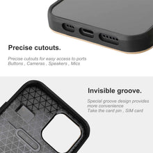 Charger l'image dans la galerie, Coque de téléphone en bois iPhone 12/ 12Pro impression personnalisée avec image logo motif texte