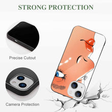 Charger l'image dans la galerie, Impression des muliti-images/image unqiue Iphone 13 série de Coque de téléphone en verre trempé personnalisé avec photo logo motif texte
