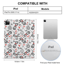 Charger l'image dans la galerie, Étui coque de protection iPad (modèle des livres) personnalisé avec photo logo motif texte