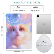 Charger l'image dans la galerie, Coque Étui Housse de protection iPad à trois volets personnalisé avec photo motif logo texte