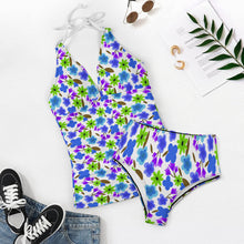Charger l'image dans la galerie, Maillot de bain Tankini à col en V profond ensemble 2 pièces pour femme personnalisé avec motif photo logo (conception une image)