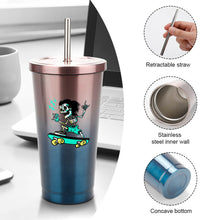 Charger l'image dans la galerie, JJ0520060 Tasse de paille personnalisé avec Texte, Image, Photo, Logo