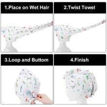 Charger l'image dans la galerie, Casquette Cheveux Secs / Serviette Cheveux à Séchage Rapide / Bonnet Cheveux Secs Personnalisé avec Photo Texte Logo Motif