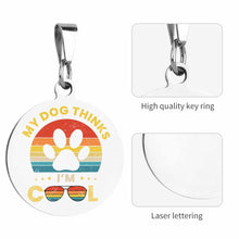 Charger l'image dans la galerie, Médaille pour chien acier inoxydable pour chien chat mascotte CW1501014 personnalisé avec impression complète plusieurs images avec texte motif logo photo
