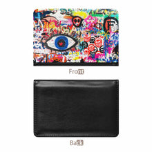 Charger l'image dans la galerie, Couverture de passeport de PU / étui protecteur à passeport personnalisé avec photo texte motif logo