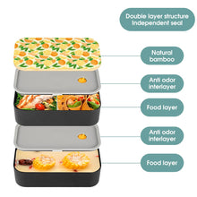 Charger l'image dans la galerie, Boîte à Bento Double Couche  / Lunch Box avec Sangle JJ0522203 Personnalisée avec Photo Logo et Texte