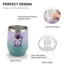 Charger l'image dans la galerie, JJ0520061 Coupe à vin en acier inoxydable à personnaliser avec votre image, texte ou logo