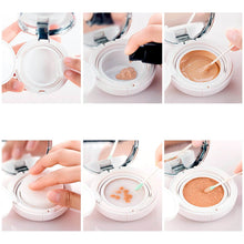 Charger l'image dans la galerie, Boîte à coussin d'air de forme ronde personnalisée avec texte motif logo image