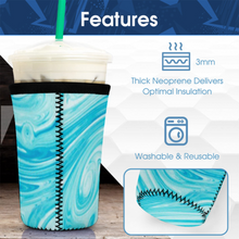 Charger l'image dans la galerie, Manchons Isolés 3 pièces pour Tasse à café Réutilisable Personnalisé avec Photo Logo Motif Texte