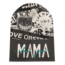 Charger l'image dans la galerie, Bonnet en tricot pour femme homme personnalisé avec photo prénom logo (conception une image)