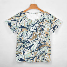 Charger l'image dans la galerie, Impression d'image unique T-shirt BBT manches courtes irreguliers personnalisé avec photo logo texte motif