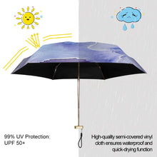 Charger l'image dans la galerie, Parapluies Coupe-Vent Solaire Imperméable À La Pluie Pliant JJ0529175 Personnalisée Impression Complète Une Image Avec Photo Logo Motif Texte