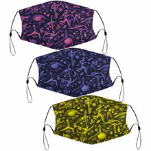 Charger l'image dans la galerie, Masque lavable adulte (avec poche sans filtre) (3 images différentes) personnalisé avec prénom photo logo motif texte