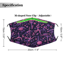 Charger l'image dans la galerie, Masque lavable adulte (avec poche sans filtre) (3 images différentes) personnalisé avec prénom photo logo motif texte