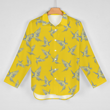 Charger l'image dans la galerie, Impression Des Multi-images Chemise Ourlet Irrégulier à Manches Longues pour Femme AY008 Personnalisé Impression avec Photo Texte Logo Motif