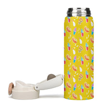 Charger l'image dans la galerie, Tasse isotherme en acier inoxydable 350 ml / tasse pour café à l'eau personnalisée avec texte logo photo