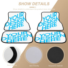 Charger l'image dans la galerie, Tapis de voiture étanche personnalisés en 3D avec photo logo texte ensemble de 4 pièces