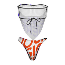 Charger l'image dans la galerie, 2023 New sexy bustier push-up bikini set 2 pièces maillot de bain J203D65 personnalisé avec logo texte photo (conception multi-images)