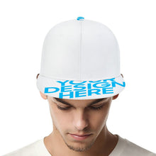 Charger l'image dans la galerie, FS0809012 Casquette de baseball personnalisée en caoutchouc plat tout imprimé pour adulte (motif sans miroir)