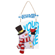 Charger l'image dans la galerie, Tableau / peinture en bois de Noël à suspendre personnalisé avec photo motif logo texte