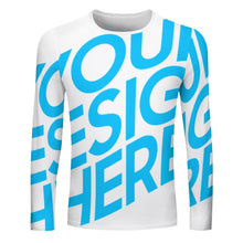 Charger l'image dans la galerie, T-shirt à manches longues Homme EL Cool personnalisé avec photo logo texte motif (impression d'image unique)