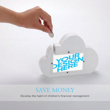 Charger l'image dans la galerie, Tirelire en forme de nuage originale JJ0529024 impression personnalisée avec photo image texte logo