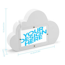 Charger l'image dans la galerie, Tirelire en forme de nuage originale JJ0529024 impression personnalisée avec photo image texte logo