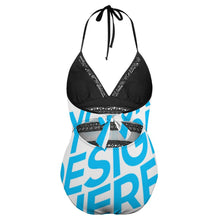 Charger l'image dans la galerie, Maillot de bain une pièce femme charmante grande taille personnalisé avec photo logo motif texte (conception une image)