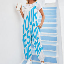 Charger l'image dans la galerie, Combinaison Jumpsuit Chic Femme imprimée RP personnalisée avec photo texte logo motif (impression d'image unique)